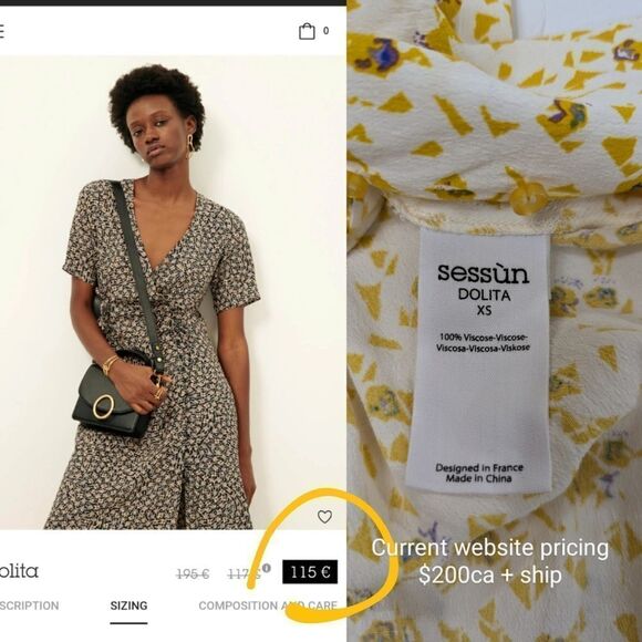 Sessun Floral Button Down Midi Dress - Picture 9 of 9